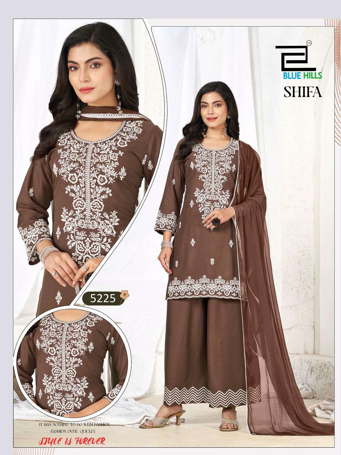 Elegant Rayon Palazzo Suit Set