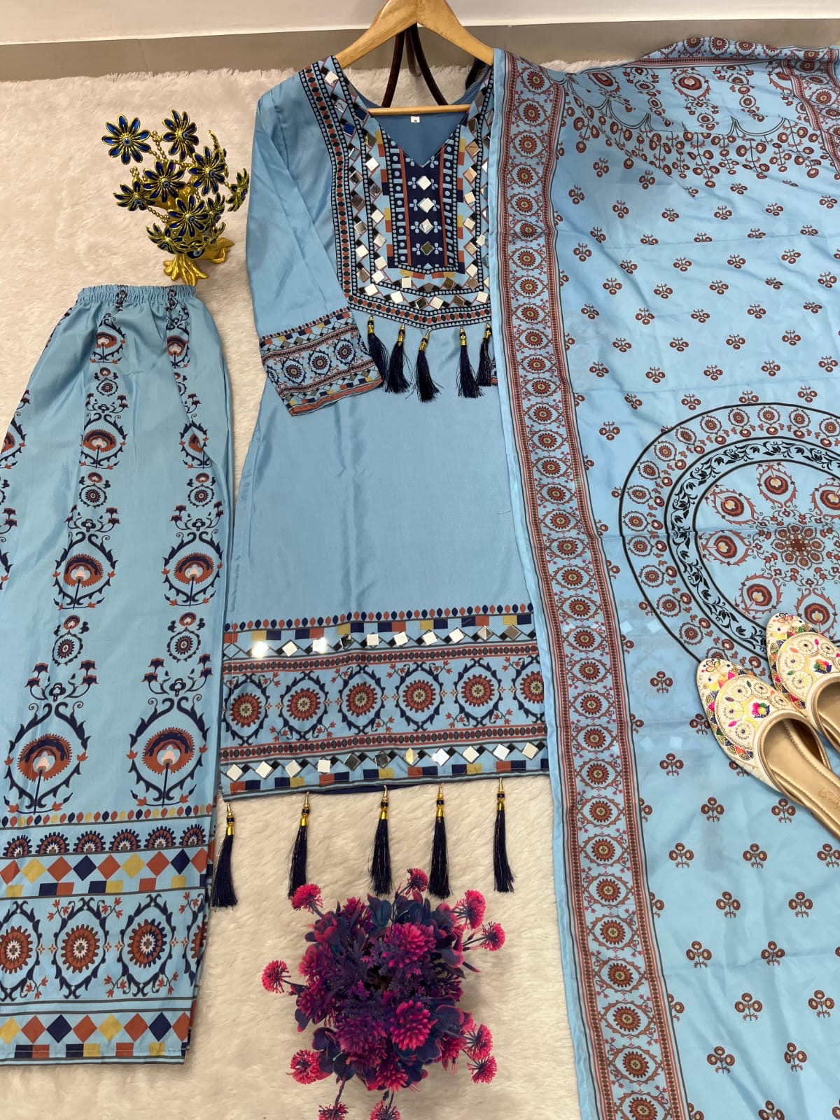 Muslin Suit Set