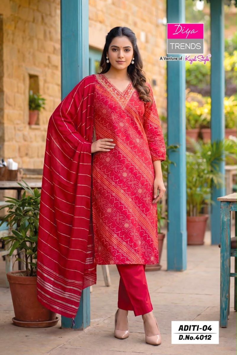 Kurti + Pants + Dupatta