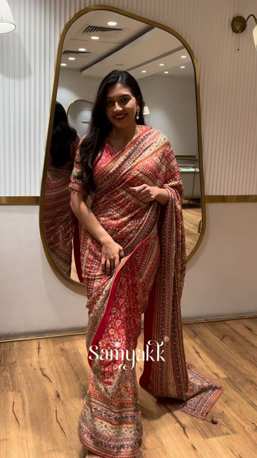 Viral Saree with Unstitched Blouse