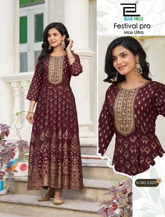 Long Kurti with Belt