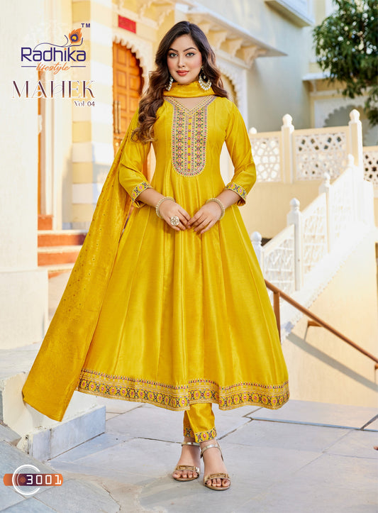 Embroidery Kurti Pant And Dupatta