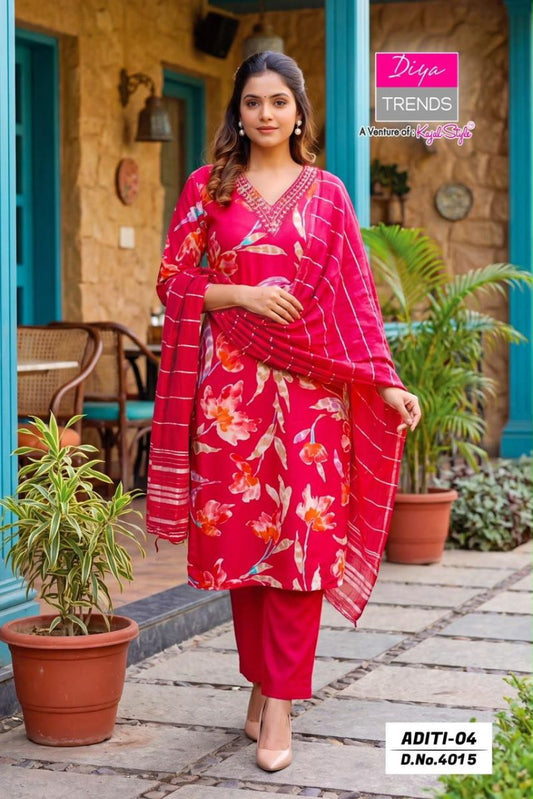Kurti + Pants + Dupatta