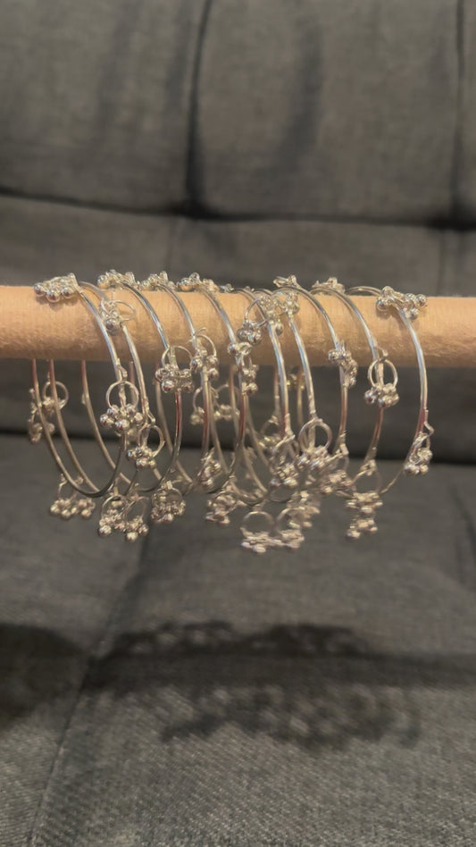 Silver Kashmiri Bangles
